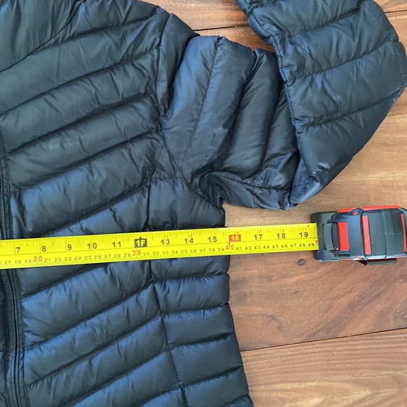 Florence Womens Long Padded Jacket Jet Black - Picture 8 of 8